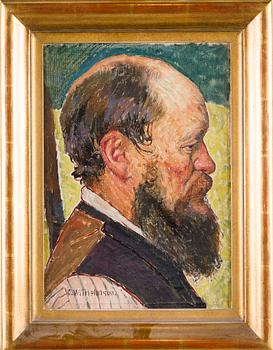 Carl Wilhelmson, Profilbild av äldre Man.