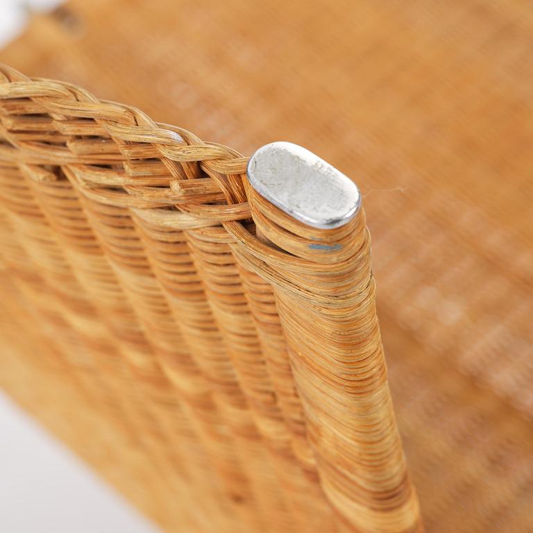 Poul Kjaerholm, a pair of, model "PK-22" easy chairs, likely by E Kold Christensen, reportedly 1970s.