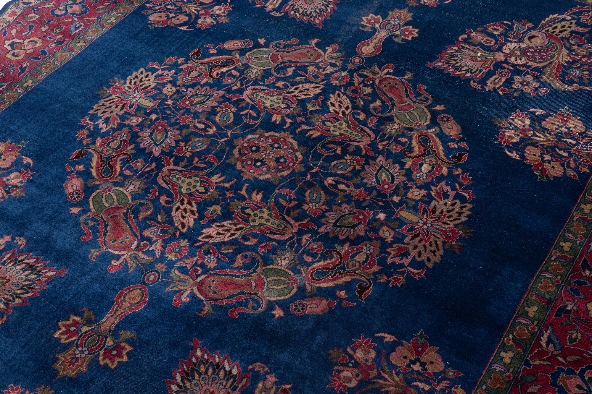 A semi-antique Amritsar carpet, north India c. 359 x 272 cm.