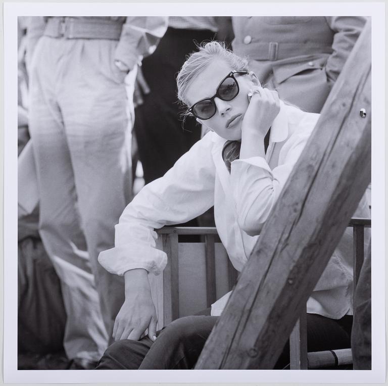 Per-Olow Anderson, "Anita Ekberg", 1956 during the Paramount production of "War and Peace".