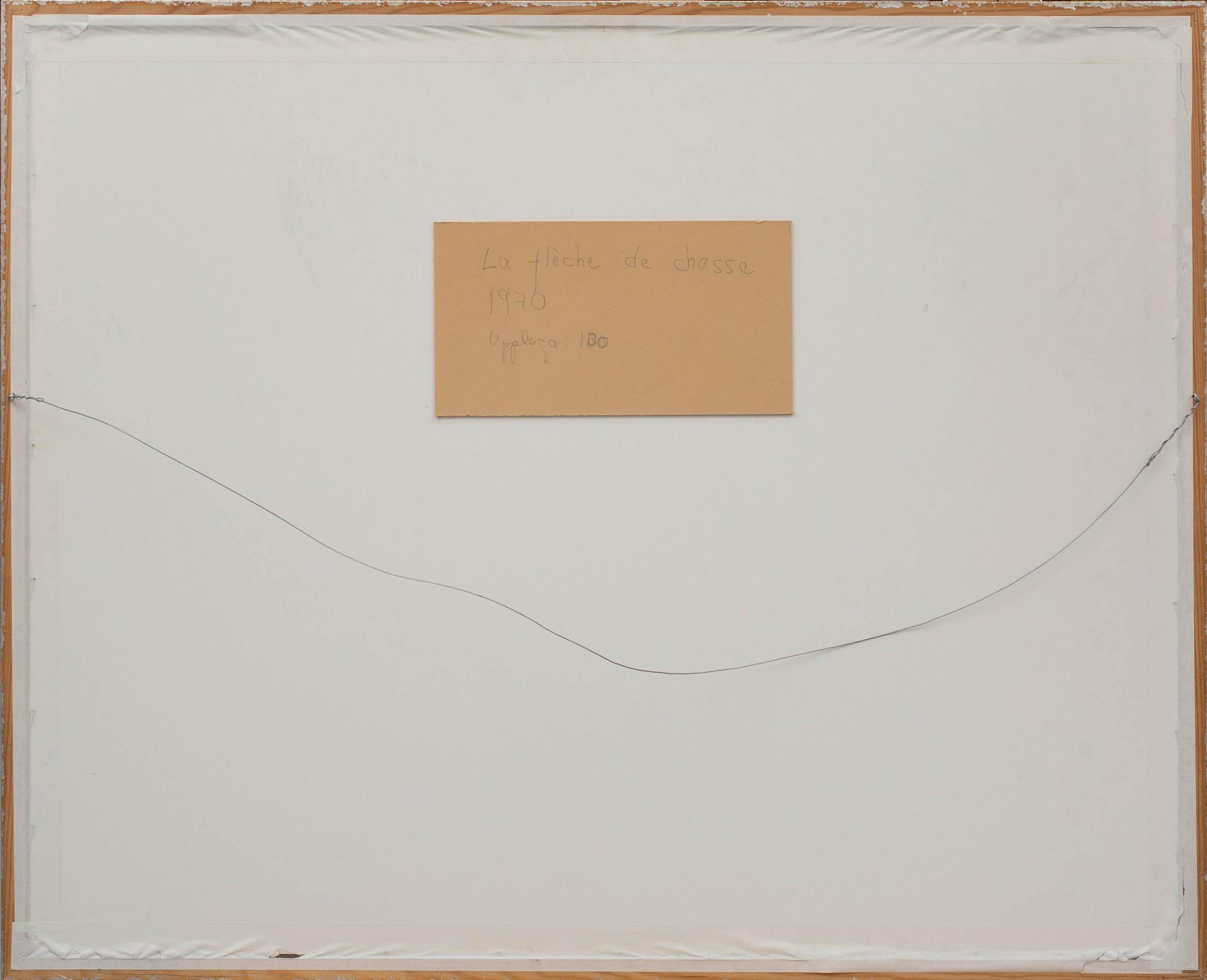 BENGT LINDSTRÖM, färglitografi, signerad och numrerad E.A. Daterad a tergo 1970.