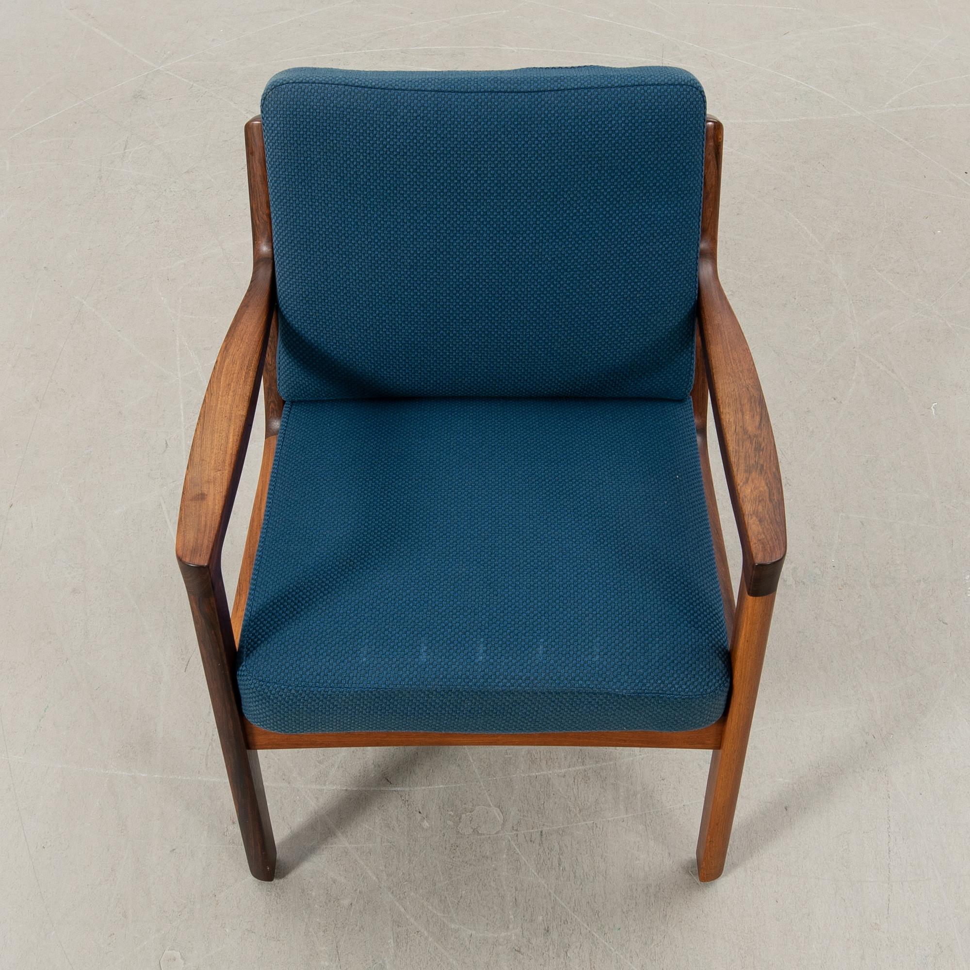 Ole Wanscher, Sofa and armchair "Senator" 166/169 France & Son Cado Denmark 1960s.