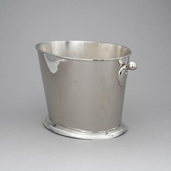 CHAMPAGNEKYLARE, förnicklad. 1900-2000-tal.