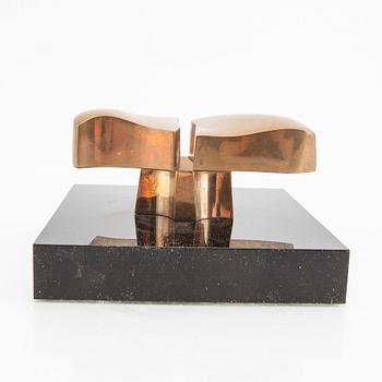 José Luis Sanchez, a signed and numbered 383/1000 brass scultpure.