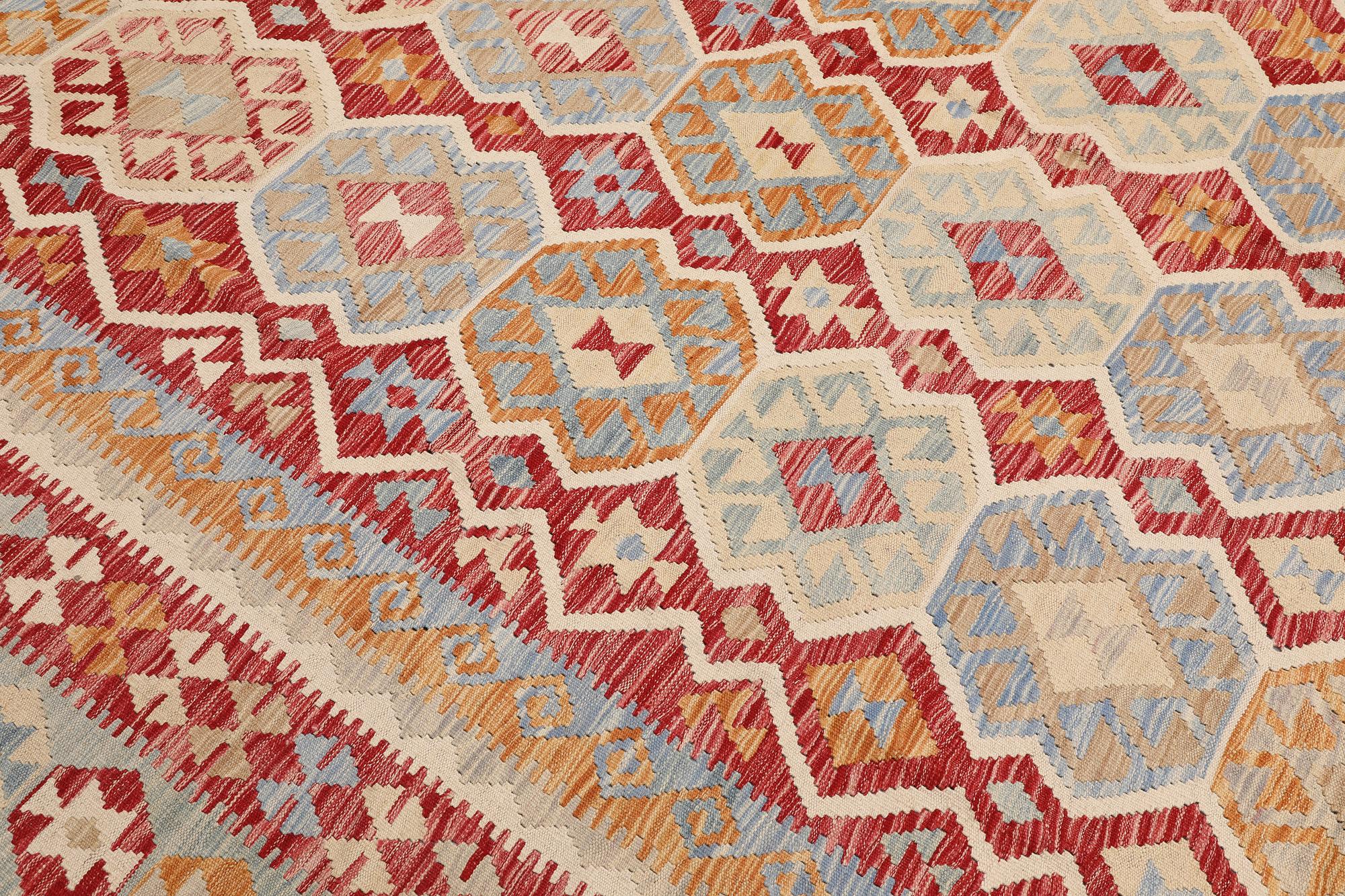 A Kilim carpet, approx. 392 x 309 cm.