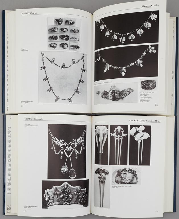 BOOKS, 5 vol. About Jewelry.