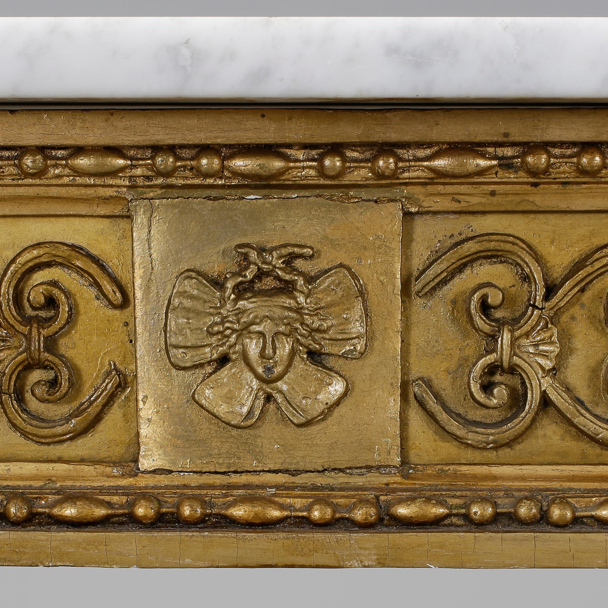 KONSOLBORD, gustavianskt, sent 1700-tal.