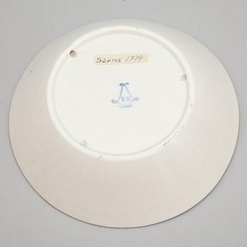 KOPP MED FAT, porslin, Sevres, Frankrike, 1800-tal.