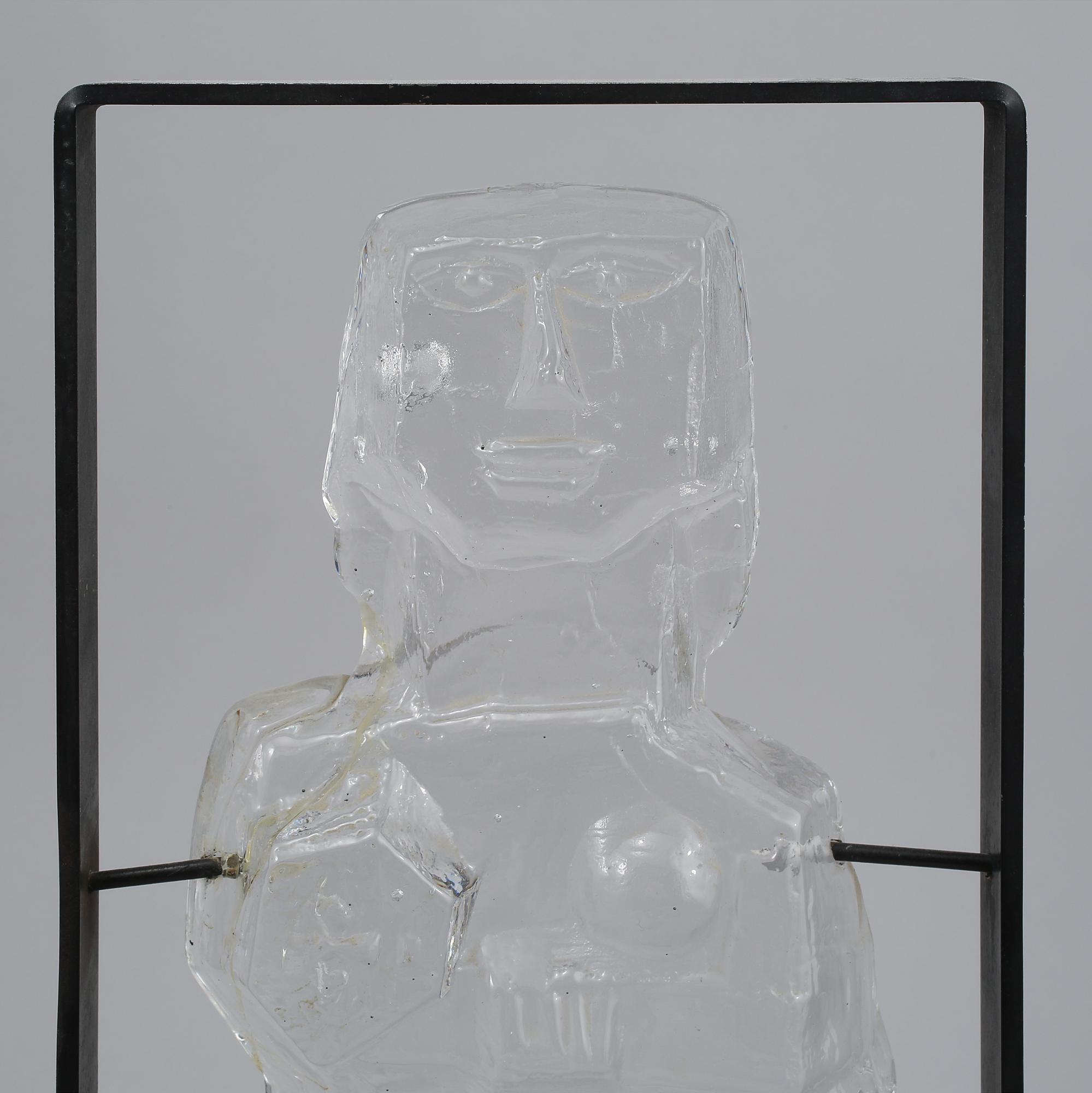 ERIK HÖGLUND, skulptur, glas, Boda, osignerad, 1900-talets andra hälft.