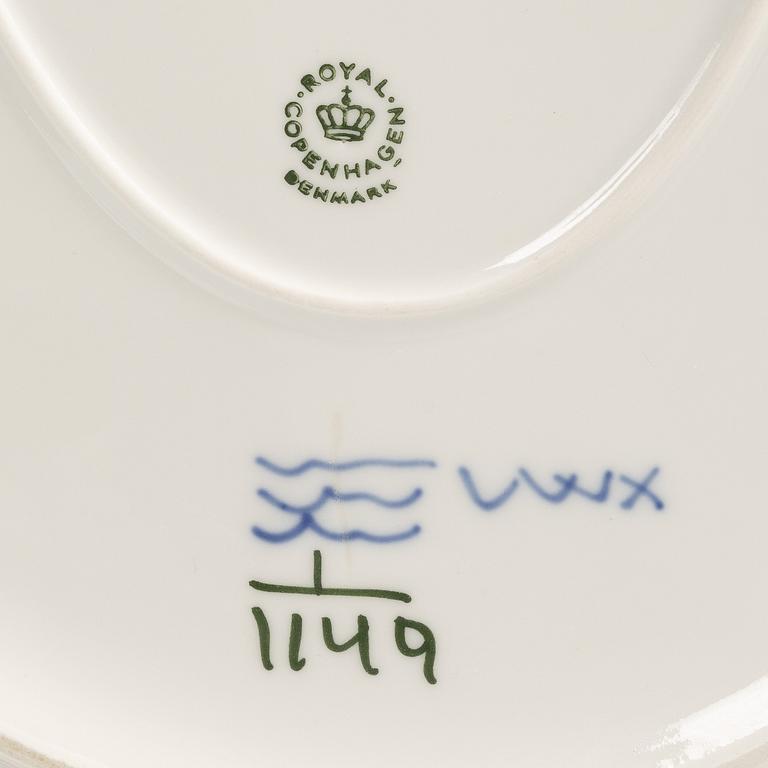 A 'Blue fluted' porcelain serving dish, Royal Copenhagen, Denmark 1969-1974.