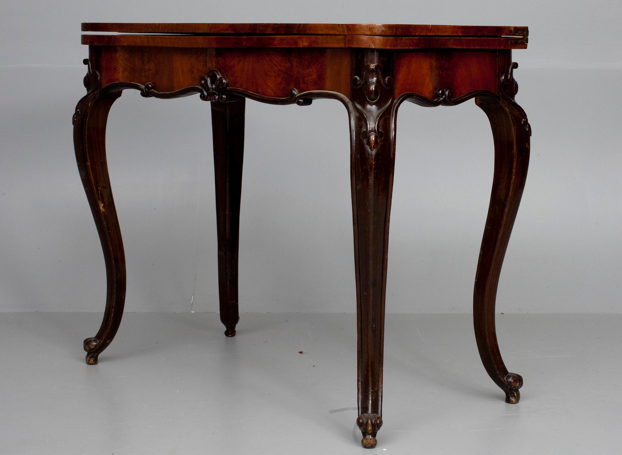 SPELBORD, rokoko stil, 1800-talets slut.