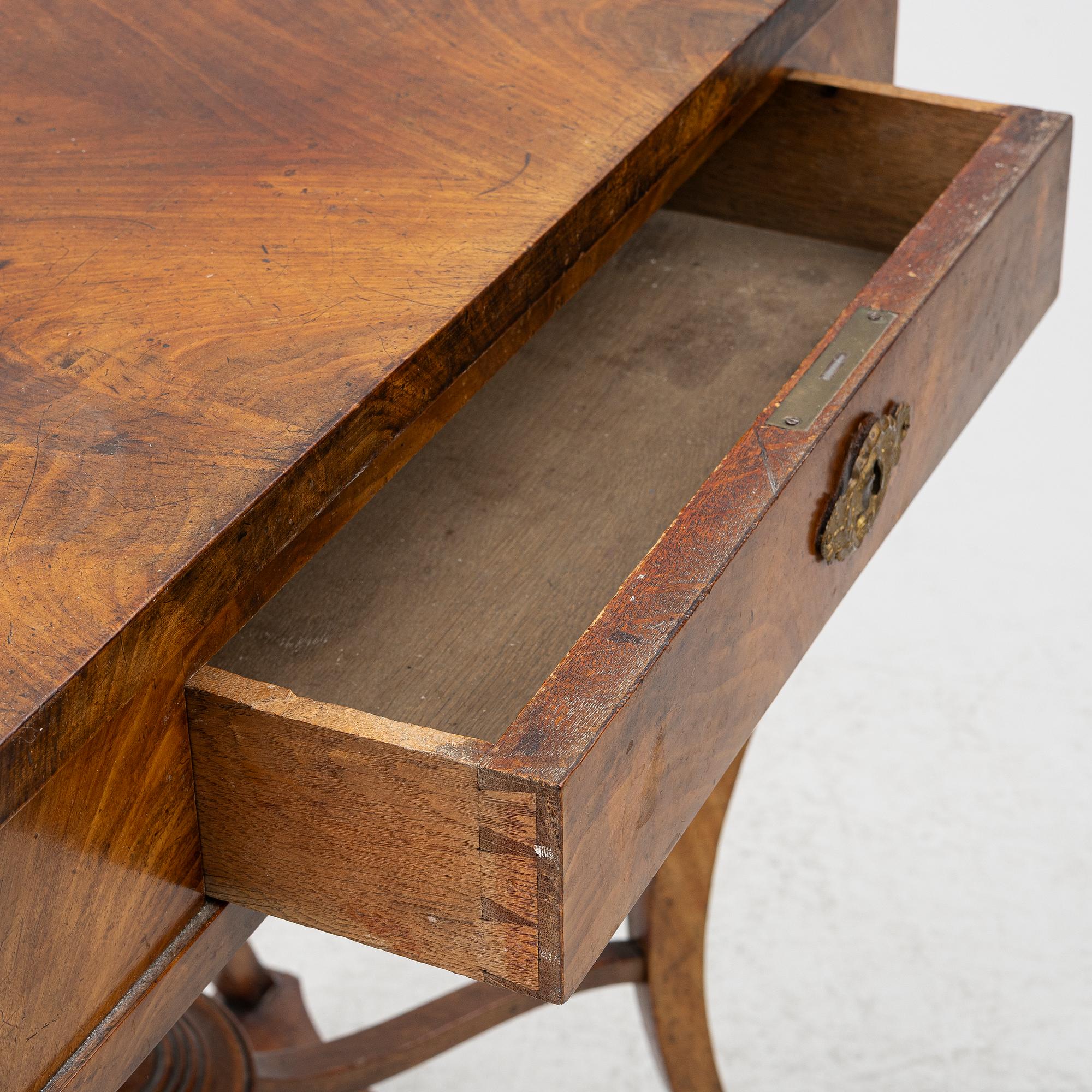 An Empire console table, first half of the 19th Century.