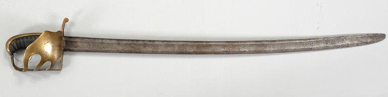 SABEL, m/1770, för dragonregementena.