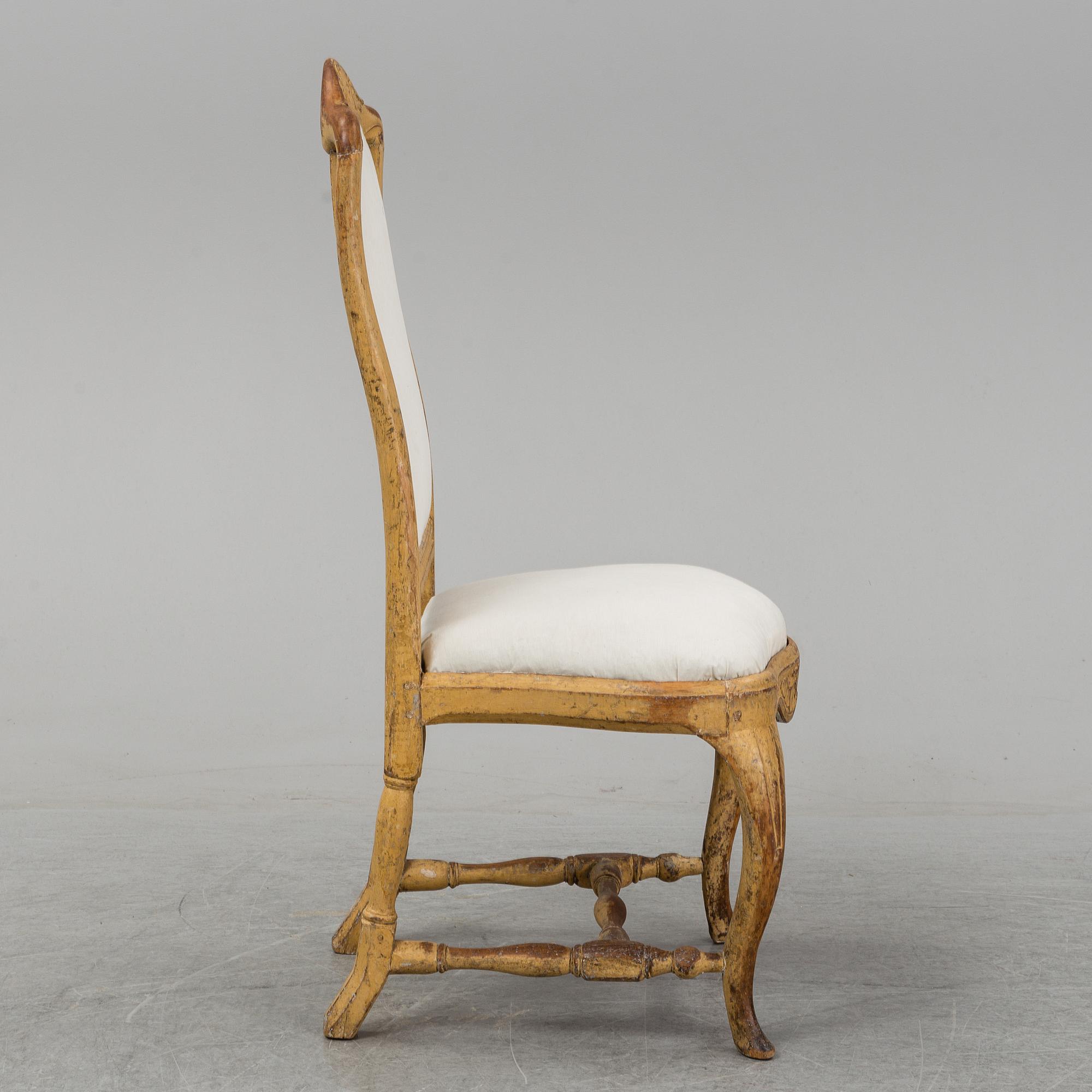 A mid 18th Century rococo chair.