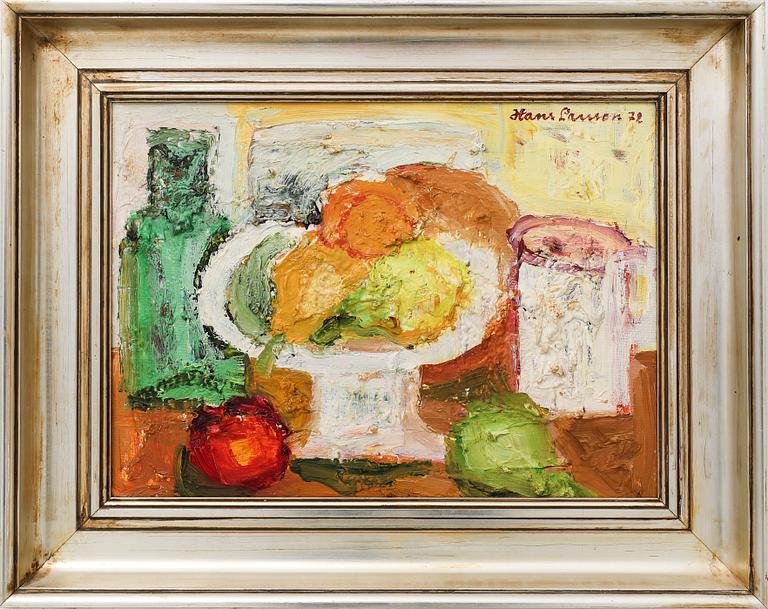 Hans Larsson, olja på duk signerad och daterad 72.