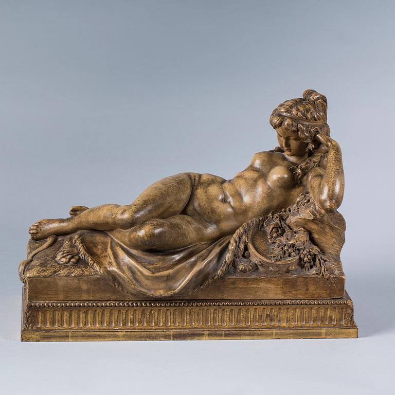 SKULPTUR, gjuten terracotta.