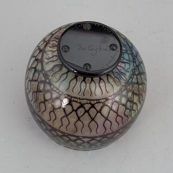 EVA ENGLUND, an Orrefors Gallery glass bowl, 1988.