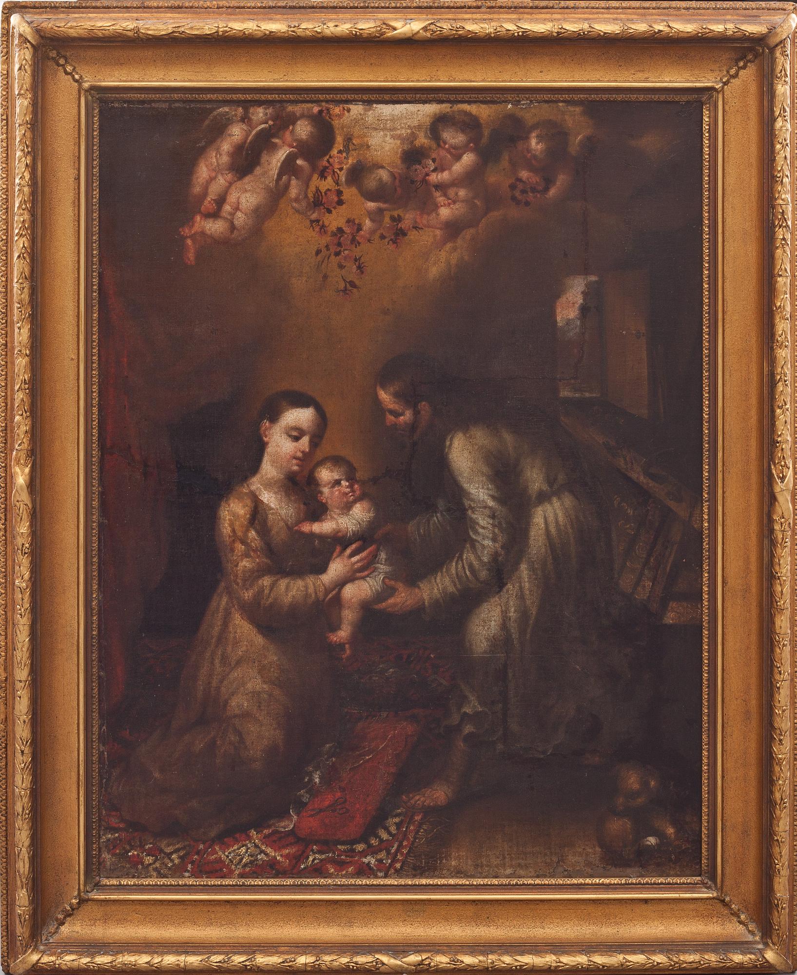 OKÄND KONSTNÄR, Holländsk skola, olja på uppfodrad duk, 1600/1700-tal.