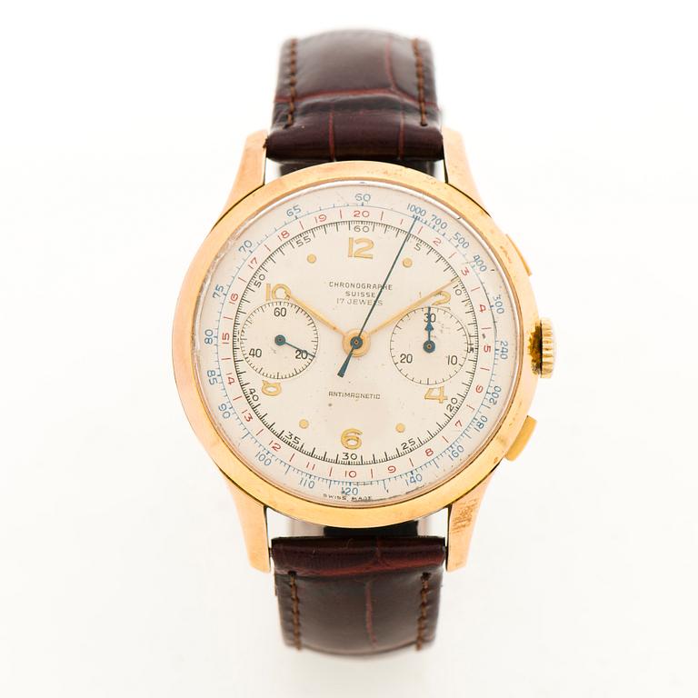 RANNEKELLO, Chronograph Suisse, 39 mm.