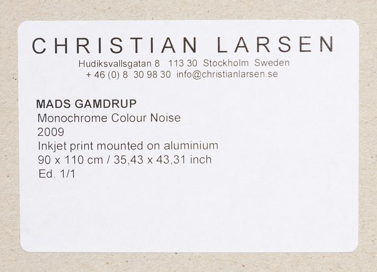 Mads Gamdrup, "Monochrome Colour Noise".