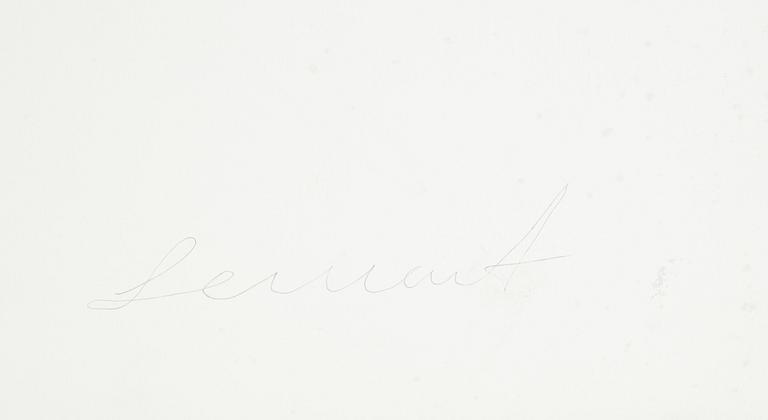 LENNART OLSON, silver gelatin print mounted on paper cardboard.