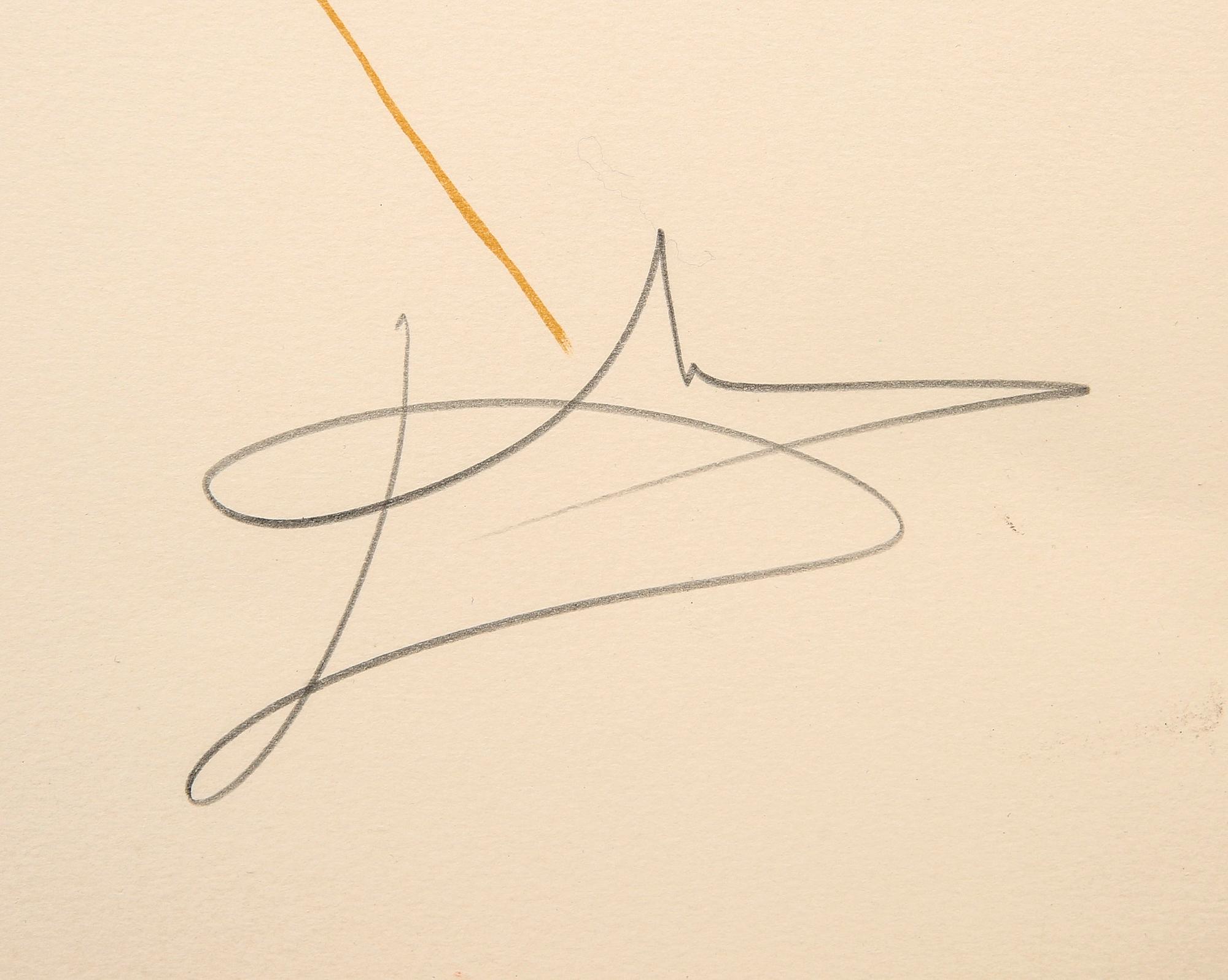 Salvador Dalí, "Essence of Time" ur mappen "Time suite".