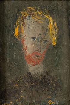 Christer Strömholm, oil on panel, signed and dated -46.
