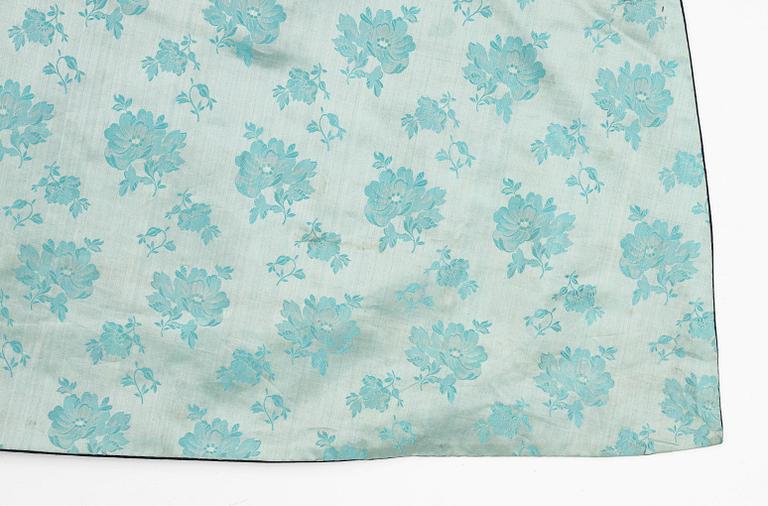 A midnight blue silk 'Chao Pao'/ceremonial robe, Qing dynasty, 1850's.