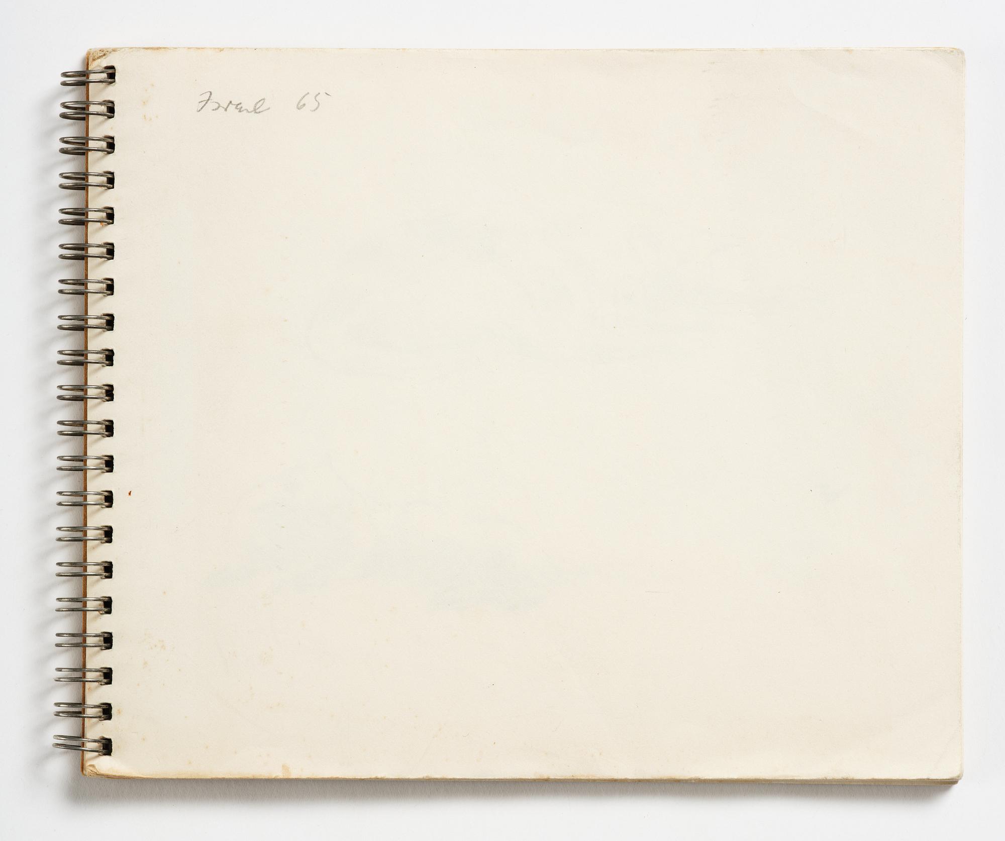 Lotte Laserstein, 4 skissböcker med blyertsteckningar.