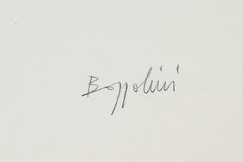 Silvano Bozzolini, färglitografi, signerad och numrerad  27/75.