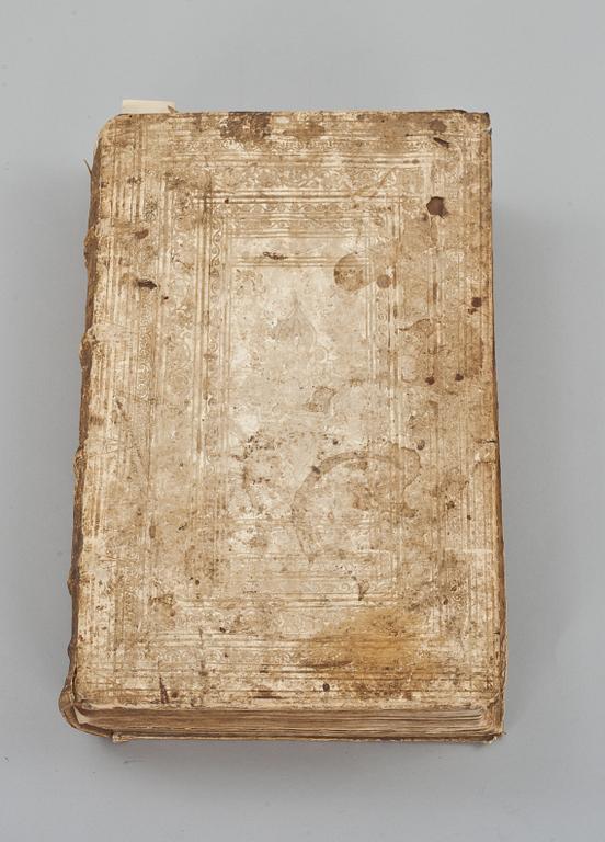 BOK, BIBLIA LATINA. Testamenti veteris Biblia Sacra. 1600-tal.