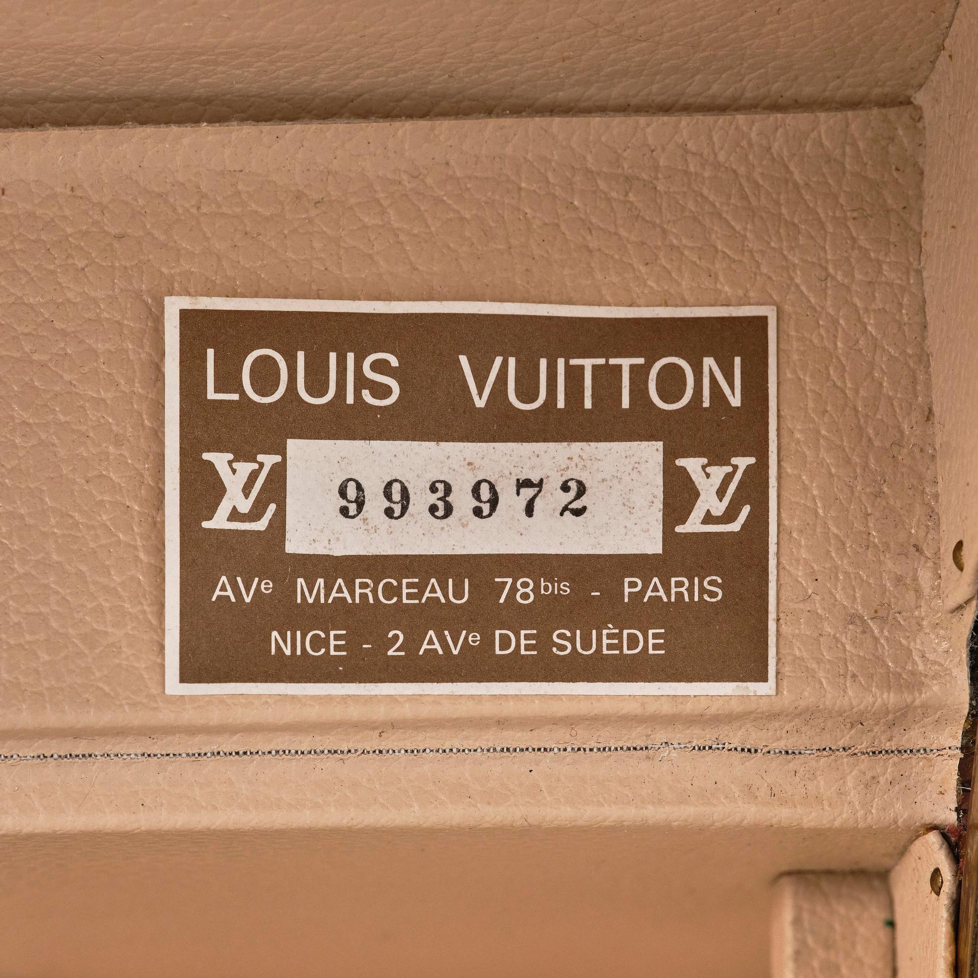 Louis Vuitton, Vintage “Alzer 60” suitcase.