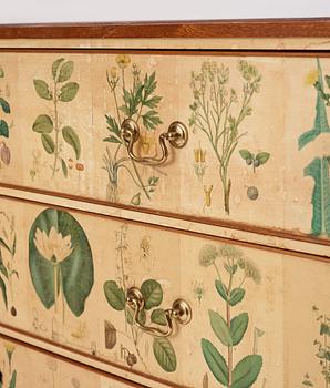 Josef Frank, a 'Flora' chest of drawers, Svenskt Tenn Sweden 1930-40s.