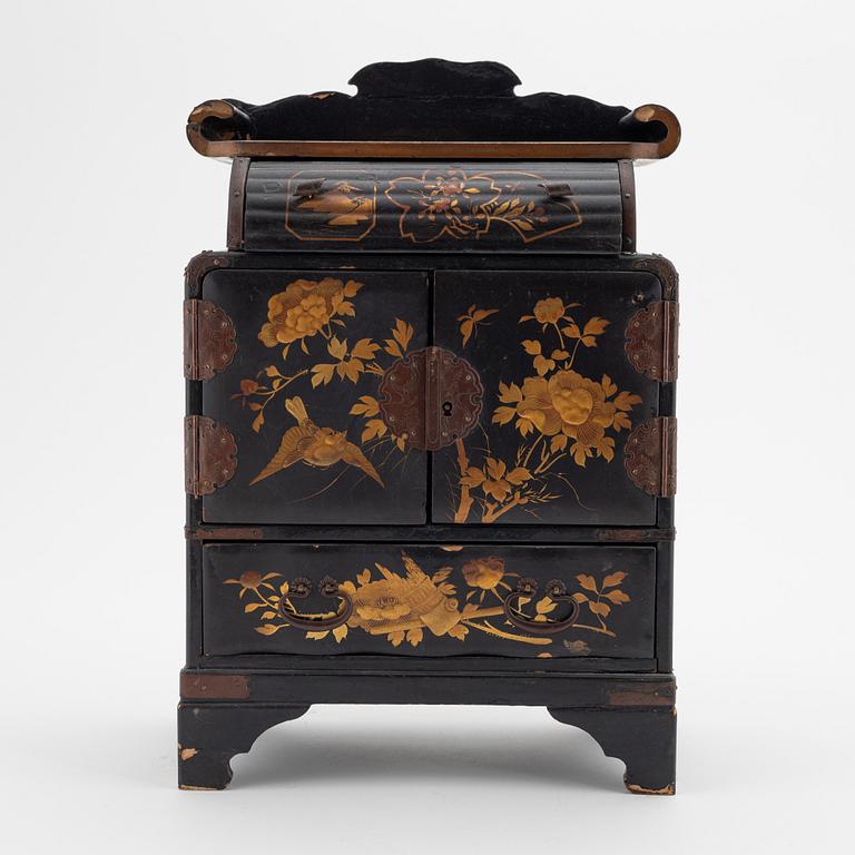 A Japanese miniature cabinet, first half of the 20th Century.