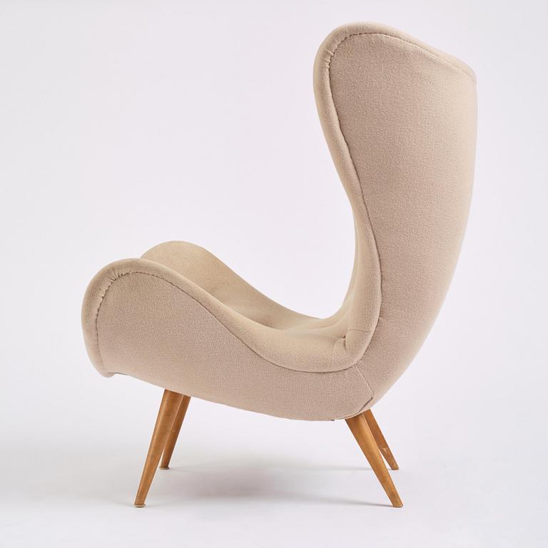 A Swedish Modern easy chair, 1940-50s.