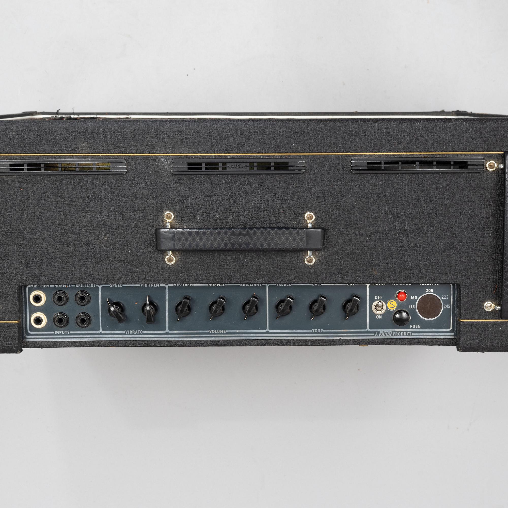 Vox, "AC-30 Top Boost", guitar amplifier 1960s, England.