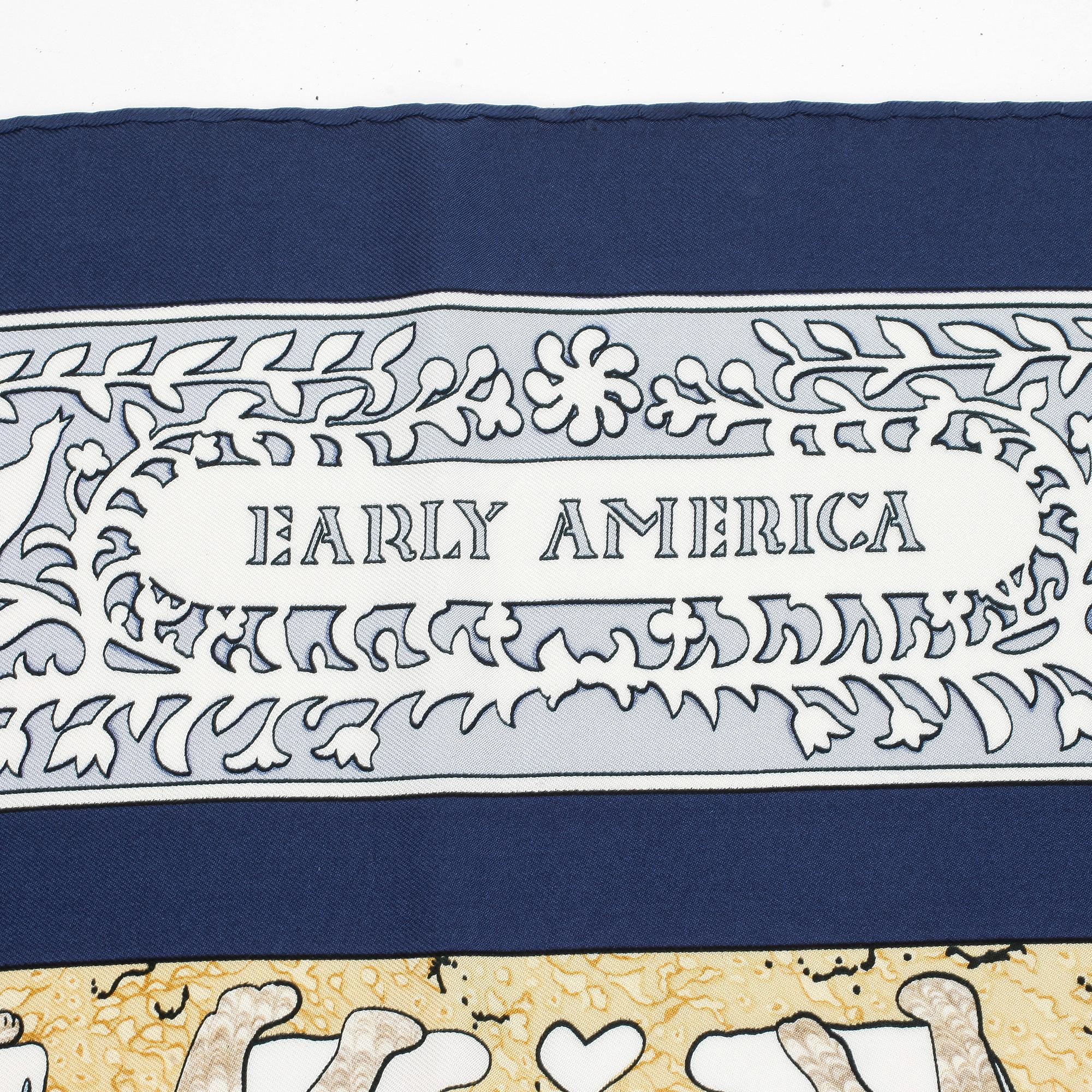 SCARF, Hermès, "Early America".