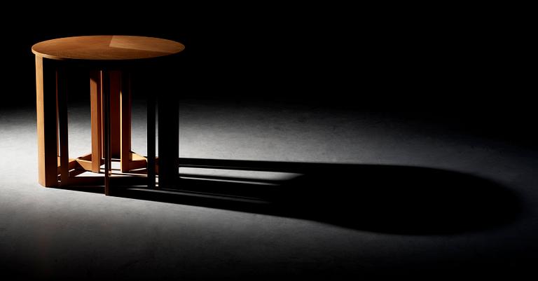 A HI-gruppen nest of four cherry tables, Stig Lönngren, Lars Larsson, Sweden 1960-70's.