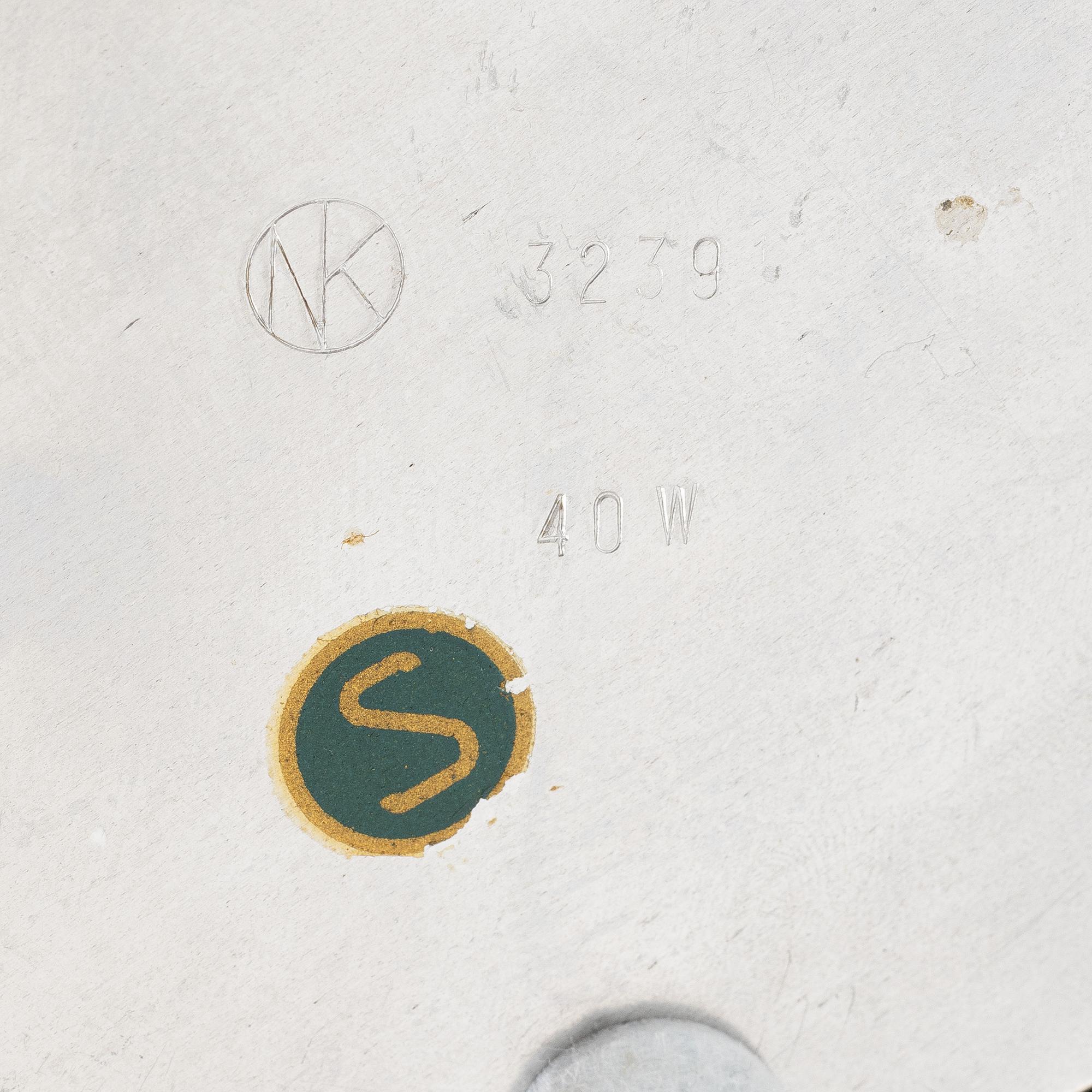 Bertil Brisborg, a table lamp model "32391", Nordiska Kompaniet, 1950s.