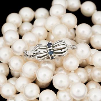 COLLIER, pärlor. Vikt ca 55g.