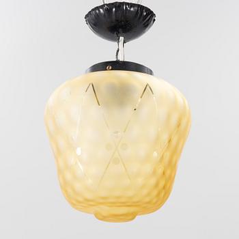 A ceiling lamp, Swedish Modern, 1930s/40s.