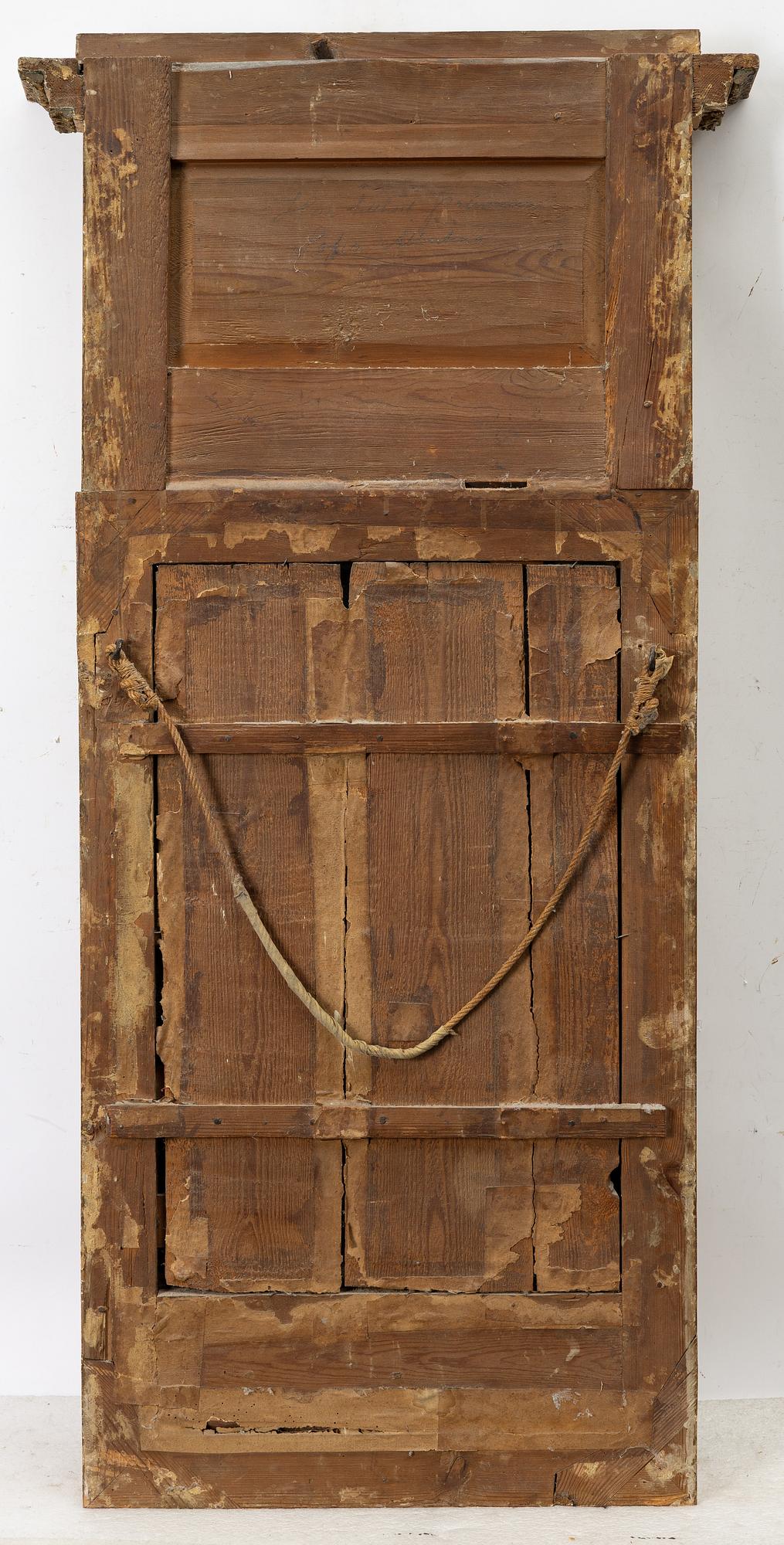 an Empire mirror, Sweden, early 19th century.