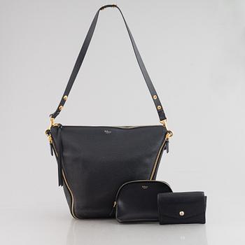 Mulberry, a handbag, 'Camden', along with wallet and cosmetic case, 2016.