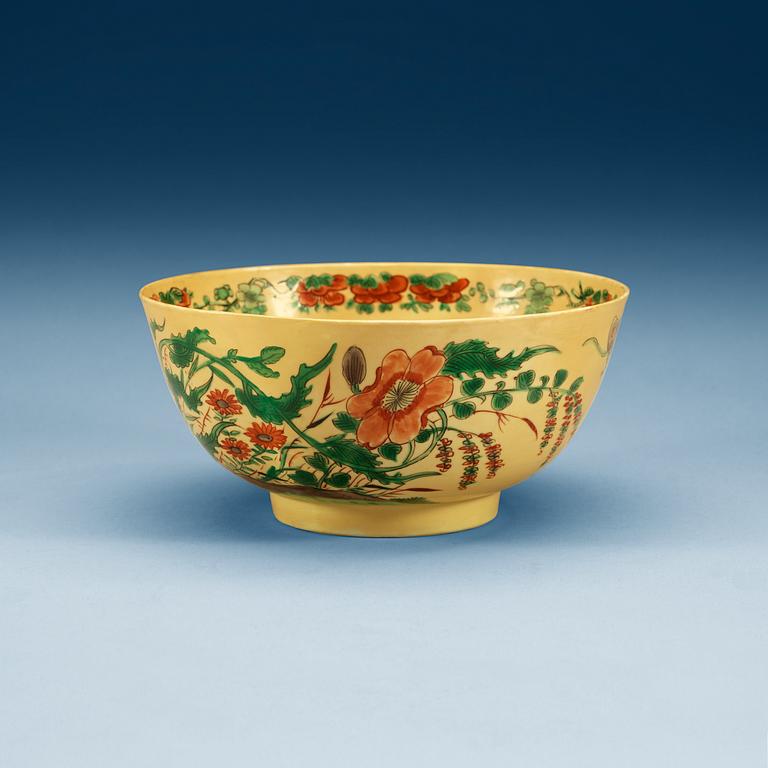 SKÅL, porslin. Qing dynastin, Kangxi (1662-1722).