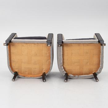 A pair of armchairs, first half of the 20th century.
