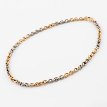 Necklace 18K gold and white gold, Jan Hellströmer.