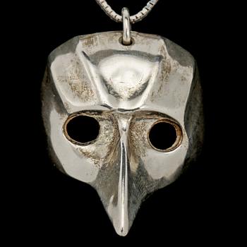 HALSSMYCKE, sterlingsilver, Owe Johansson, Varberg, 2000-tal. Vikt ca20g.