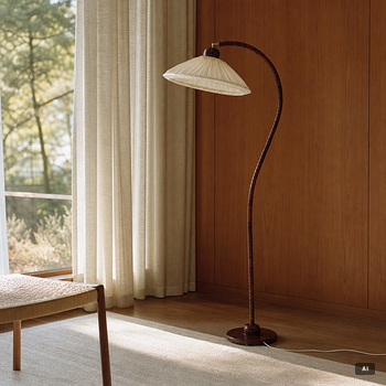 A flloor lamp, Markslöjd, Sweden, later part of the 20th century.