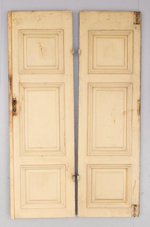 DÖRRAR, 1 par, 1900-talets första hälft.