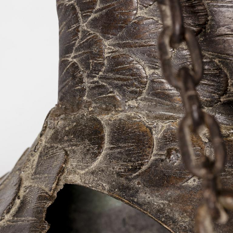 Fågel/rökelsekar, brons. Japan, Meiji (1868-1912).